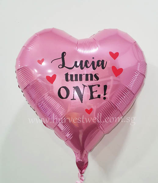Baby Turns One Customize Foil Balloon Size: 18"